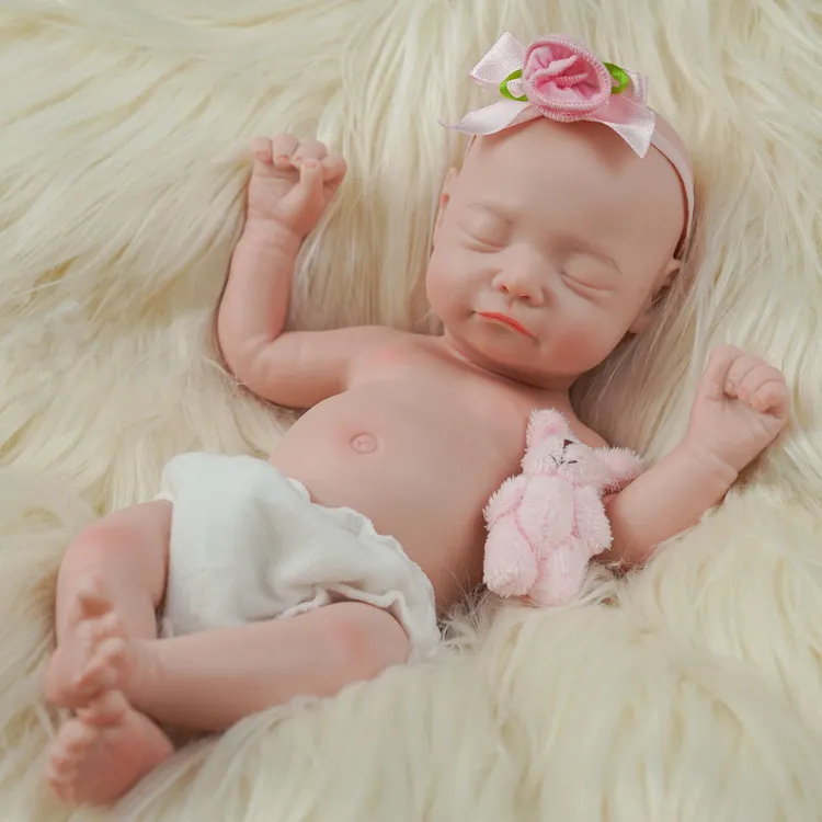 Babeside Karen 12" Realistic Silicone Sleeping Baby Newborn Boy or Girl Building Lovely Memories
