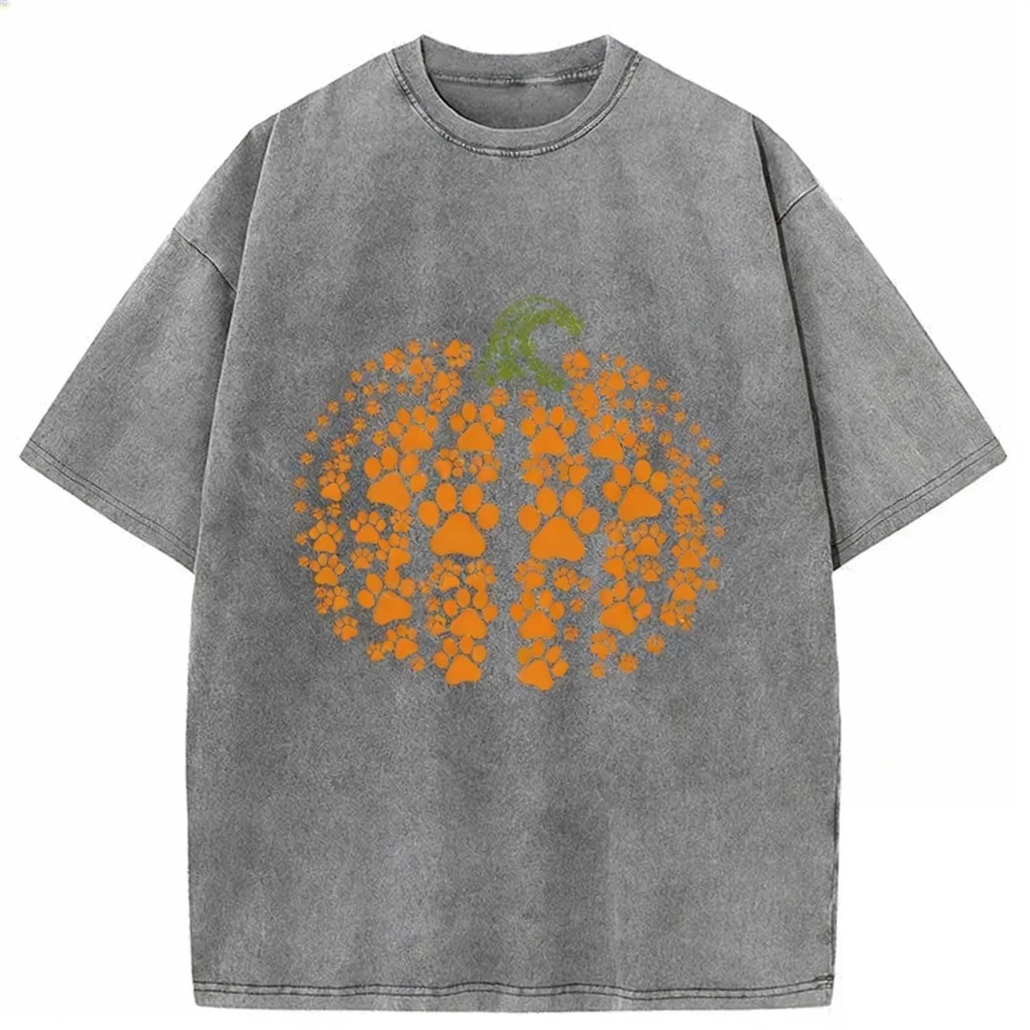 Cute Pumpkin Washed T-shirt elevenforest