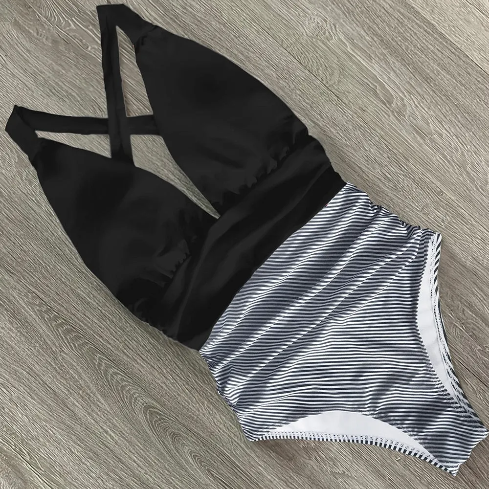 2022 New Sexy One Piece Swimsuit Female Floral Women Swimwear Push Up Bathing Suits Bodysuits Beach wear Deep V-neck Monokini