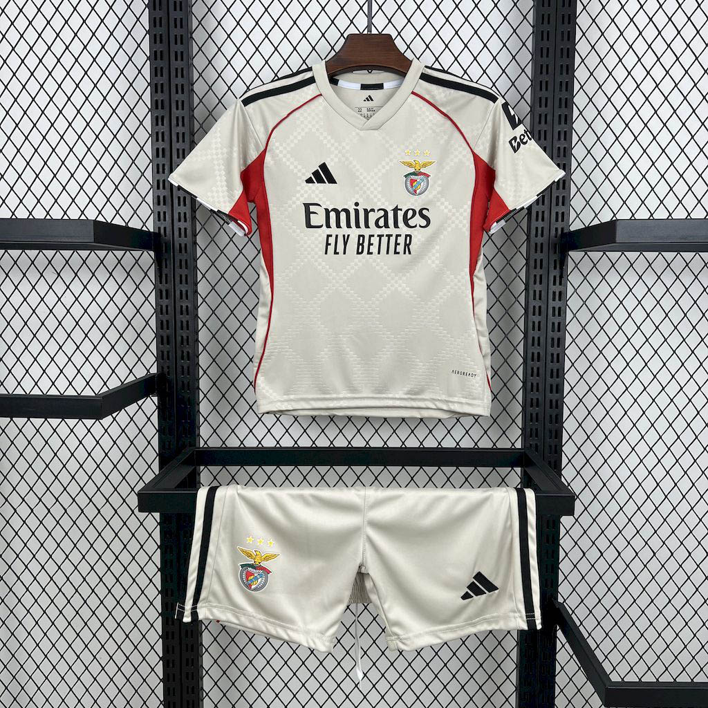 2025-2026 KIDS Benfica Away Football Shirt 1:1 Thai Quality Maxi Kit