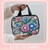 DIY Diamond Art Rhinestone Makeup Bag Crystal Transparent PVC Storage Pack Kit