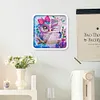 Big-Eyed Owl Special Shape 5D Diamond Painting Clock Art Craft With Frame Kit
