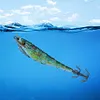 Luminous Wood Shrimp Fishing Lure Steel Wire Squid Jig Shrimp Bait for Saltwater