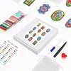 12pcs Flowers-1 5D DIY Square Drill Diamond Painting Kits for Adults Beginners Home Decor Diamonds Paintings Gem Art 5.91x7.09in