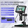 4.3 Inch Digital Microscope 1080P Coin Microscope PC View Soldering Microscope