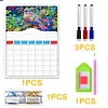 DIY Diamond Painting Magnetic Dry Erase Calendar for Fridge Planning Board Weekly Monthly Planner Memo Board Kits