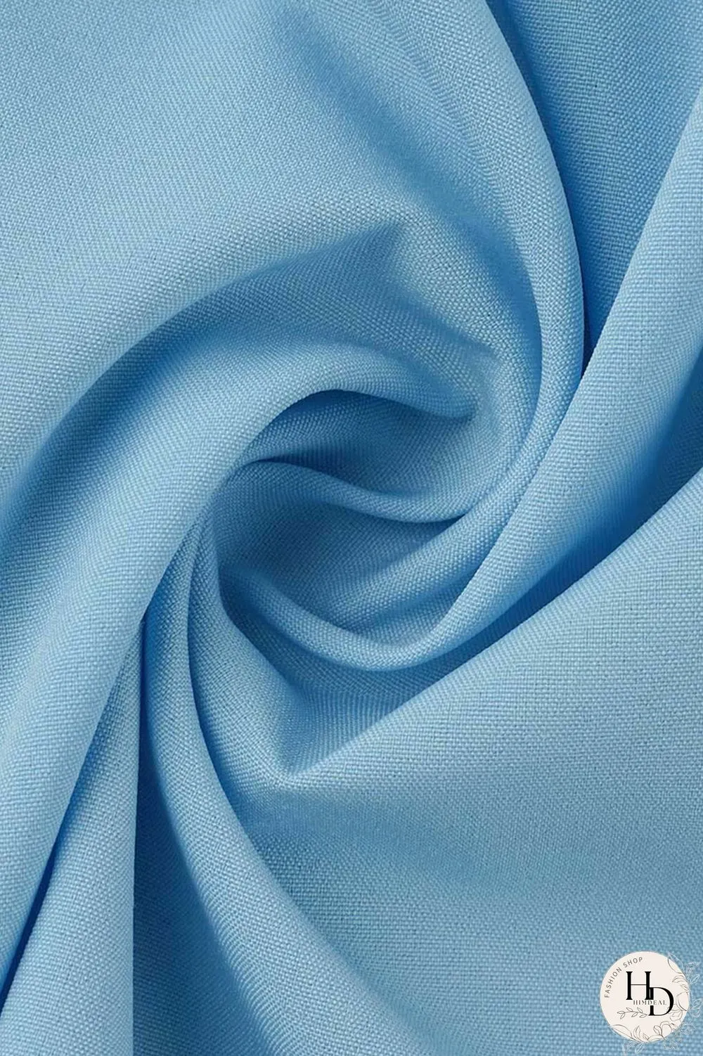 Sky Blue Fashion Casual Solid Asymmetrical Turndown Collar Tops