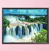 Waterfall-11CT Stamped Cross Stitch Kit(40x50cm)