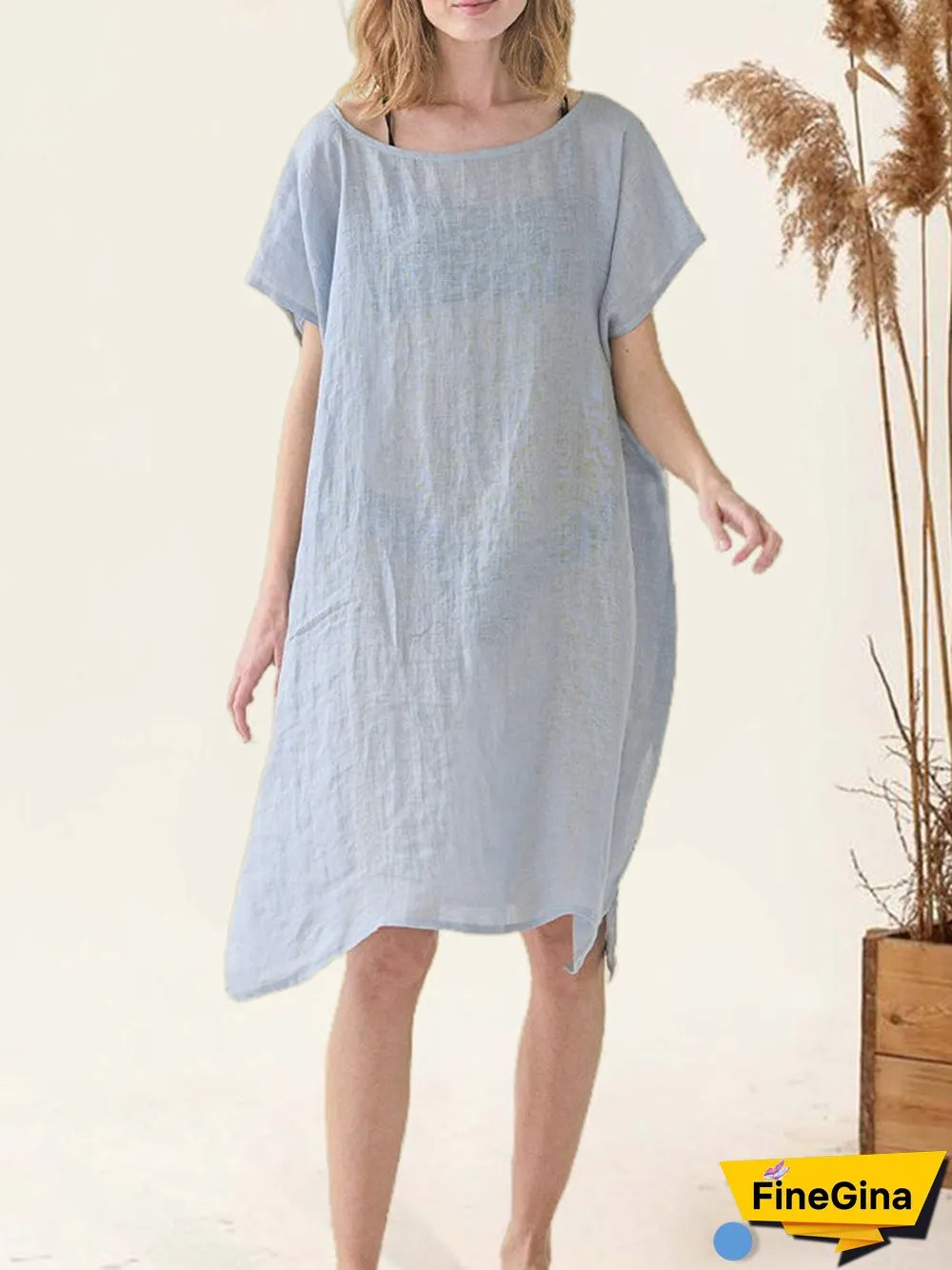 Natalie Linen Beach Dress