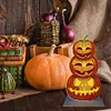 >SALE<2D Flat Wooden Halloween Pumpkin DIY Diamond Painting Desktop Decorations Decor