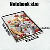 (US Local)50-Page A5 Christmas Cat Diamond Painting Notebook for Adult Holiday Gift