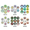 6Pcs/set Diamond Painting Christmas Coaster Cup Cushion with Rack Cup Pad Decor