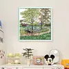 Picnic-14CT Stamped Cross Stitch 45*45cm/17.72*17.72in