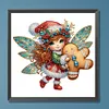 >SALE<5D DIY Partial Special Shaped Drill Diamond Painting Pixie Angel Decor 30x30cm