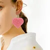 4 Pairs Double Sided Holiday Diamond Art Earrings for Women (Lady Earrings)