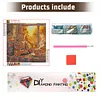 Diamond Painting -DIY Round Drill Coffee and Cat(40x40cm)