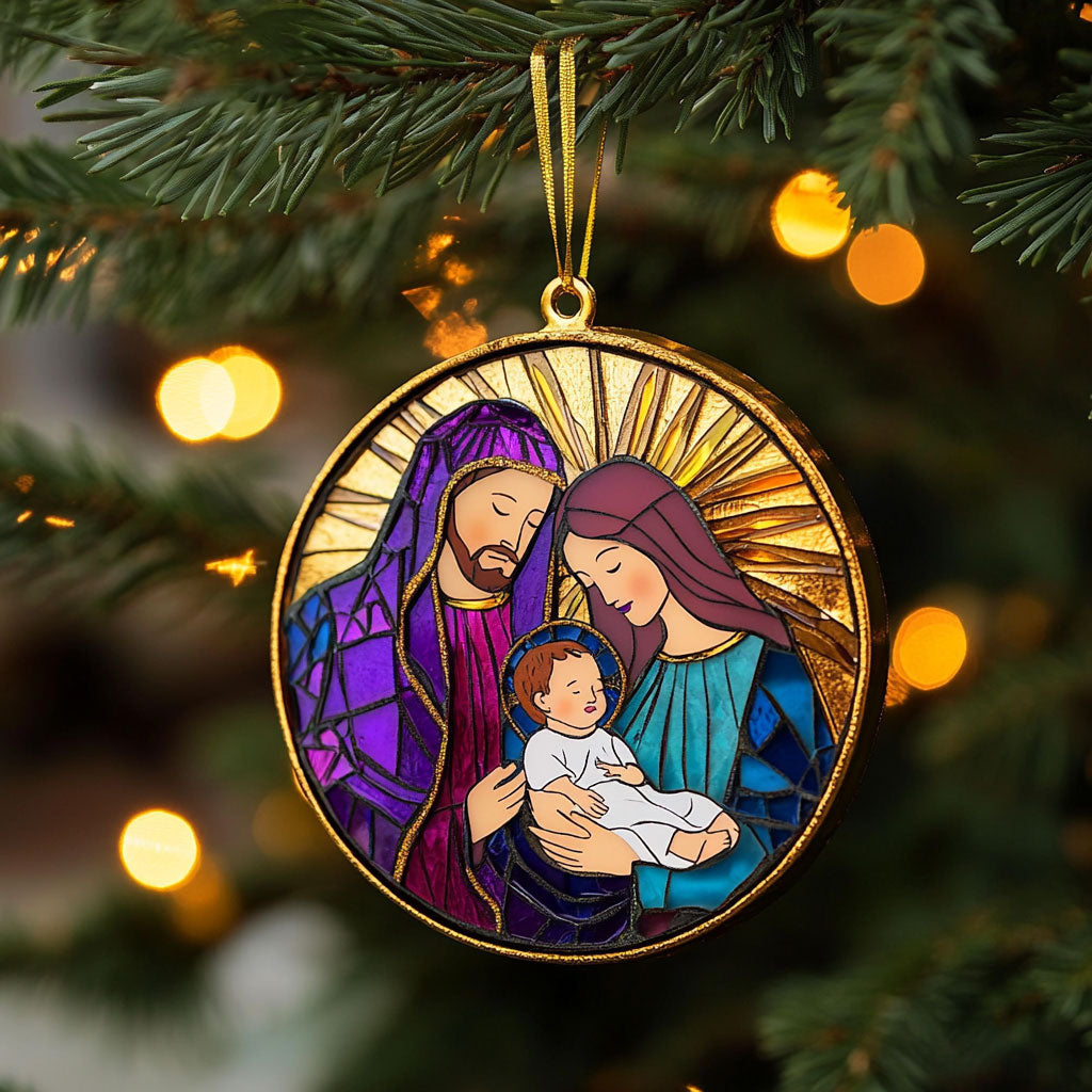 Christian Star Of Bethlehem WN1610045CL Personalized Christmas Ornament
