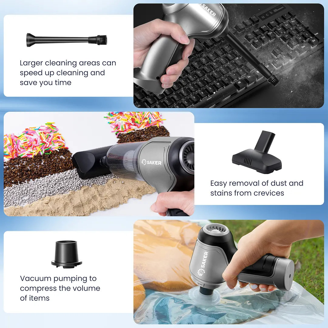 SAKER&reg; Mini Handheld Cordless Vacuum Cleaner