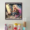 【Limited Stock Sale】Drawing Girl-11CT Stamped Cross Stitch 50*50cm/19.69*19.69in