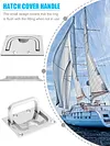 Marine Deck Hatch Cover Flush Pull Lift Handle Ring Boat Yacht Hardware