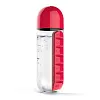 Creative two-in-one medicine box water cup seven-day pack outdoor portable water bottle with medicine box cup for one week