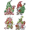 (Counted/Stamped) 14CT Christmas Gnomes-Cross Stitch 22*30cm/8.66*11.81in(Brand)