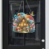 Mushroom Hut Double Sided - 5D DIY Pendant