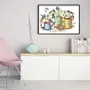 Bird And Kettle - 14CT Stamped Cross Stitch 34*26cm/13.39*10.24in