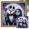 (Multi-Style) Jack And Sally-11CT Stamped Cross Stitch 40*40cm/15.75*15.75in