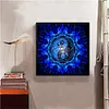 Blue Rose - Full Round Diamond Painting
