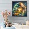 Diamond Painting-DIY Full Round Drill Lion(50*50 CM)