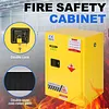 12 Gallon Hazardous Storage Cabinet Flammable Cabinet for Industry and Home