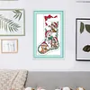 Cat Stocking -16CT Stamped Cross Stitch Kit(30*43cm)