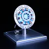 Reactor Ornaments Core Figure Reactor Alloy Model Display Metal Chest light, LED light, Vibration Sensor Control, USB Interface, Gift Toy