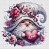 (US Local)Rose Gnome-11CT Stamped Cross Stitch Kit(40x40cm)