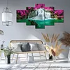 (US Local)Waterfall 5D DIY Full Drill Round Big Size Diamond Painting Kit for Home Decor 95x45cm