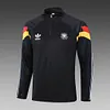 2024 Germany Half-Pull Training Suit Black Football Shirt 1:1 Thai Quality