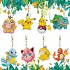 8Pcs DIY Pok&eacute;mon-Diamond Painting Keychain（Double-Sided)