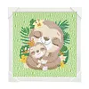 >SALE<5D DIY Full Round Drill Diamond Painting Sloth Kit Home Decor Art Craft 15x15cm