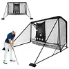 [US Local Warehouse] 2 Pack Shade Sail Poles 10FT Outdoor Sun Shade Poles 2.22in Diameter Heavy Duty Metal Post for Deck Patio Outside Backyard