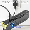 RGB LED Flashlight Rechargeable Flashlight 680 Lumens Work Light with Side Light