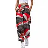 Women's Christmas Loose Casual Print Drawstring Jogger Pants