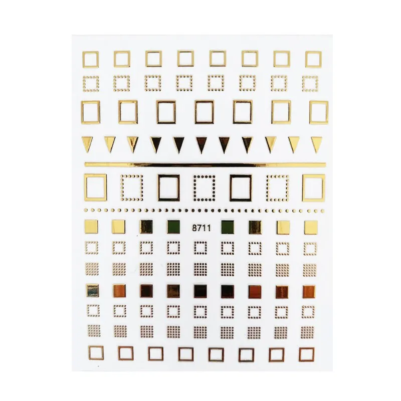 1 Sheet Butterfly Stars Series Nail Sticker Flower Leaves Slider Transfer Nail Decals Decoration Nail Art DIY Accessories-Nail Inspo