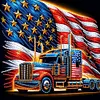 (US Local)4Pack Independence Day-Special Shaped Diamond Painting Kit(30x30cm)