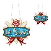 Double Sided Effect Acrylic Christmas Diamond Art Painting Hanging Ornament Kit