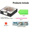 Butterfly Tree Leather Diamond Painting Note Box Contains 160 Sheets of Paper