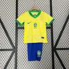 2024 kids brazil home_Football Shirt 1:1 Thai Quality