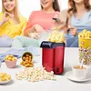 Retro Popcorn Maker Machine Household Hot Air Popcorn Machine 3 Min Make Homemade Healthy Low-Calorie & Fat-Free Crunchy Popcorn Popper