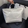 Sac fourre-tout imprim&eacute; lettres pour femme