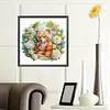 >SALE<DIY Partial Special Shaped Drill Diamond Painting Simple Bear 40x40cm